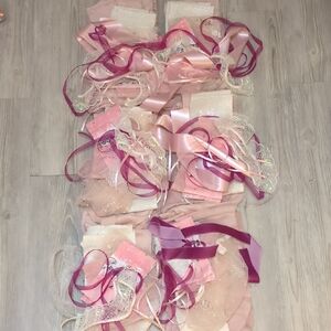 Diy Christmas Stocking Kit Pink Sparkles Nutcracker Ribbion Craft Holiday Kit